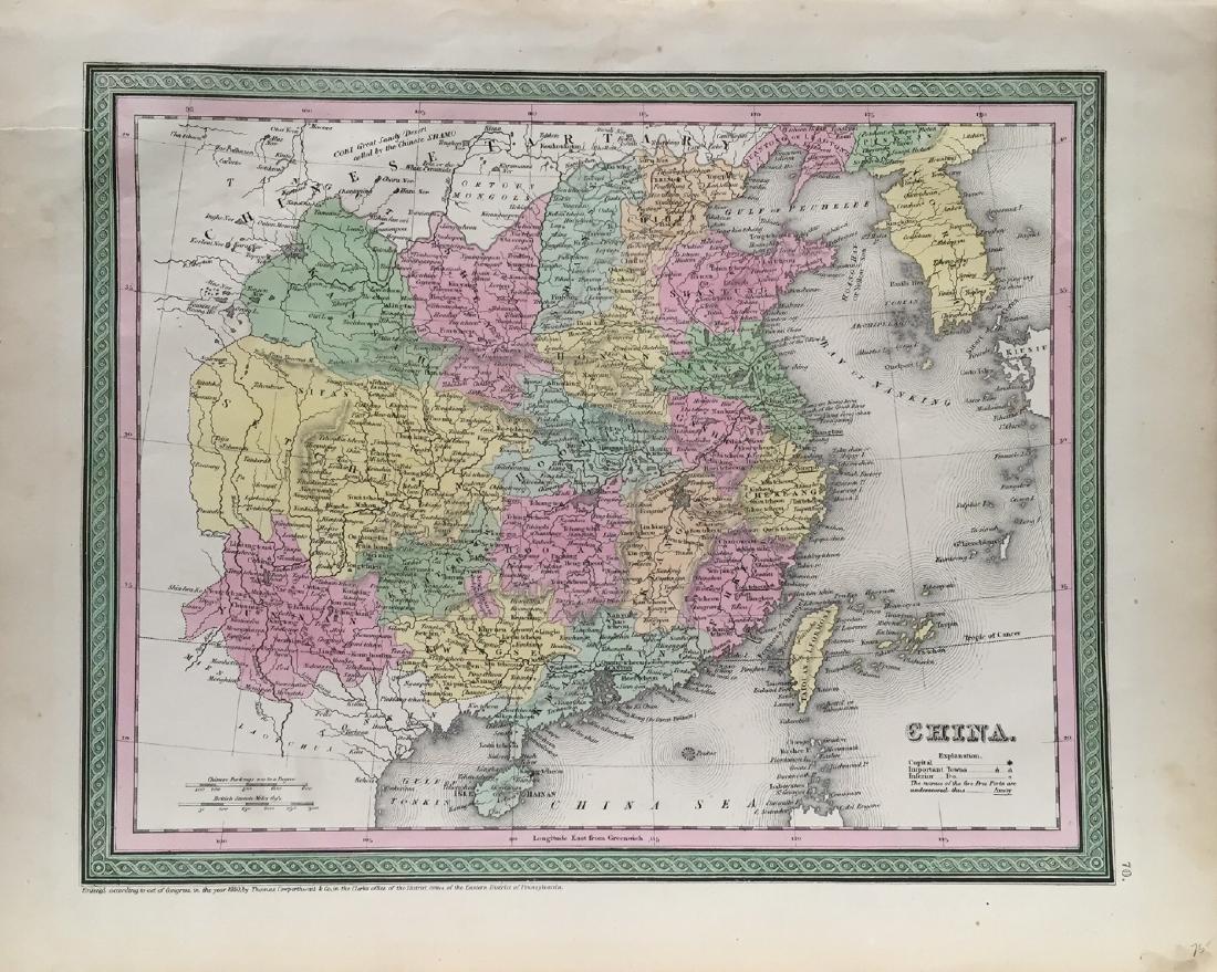 Cowperthwait: Map of China, 1850 (1 of 1)