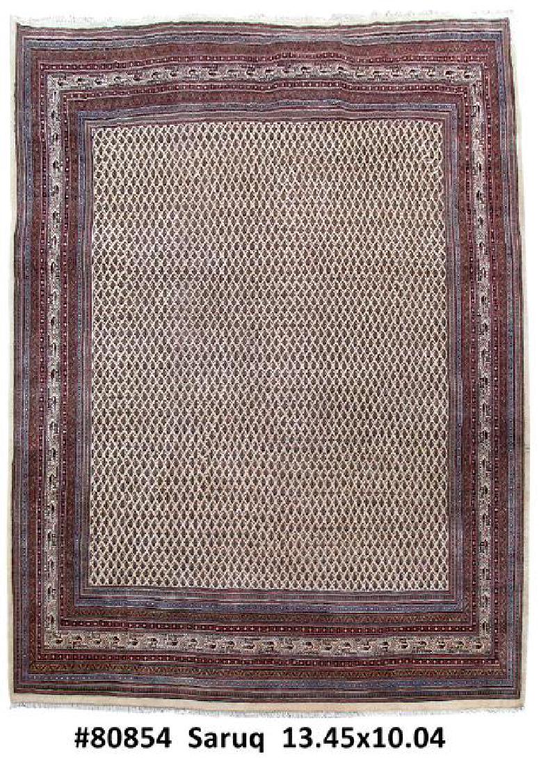 10x13 Handmade Persian Sarouk Rug (1 of 6)