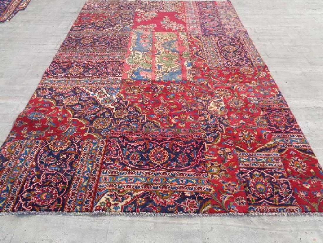 Hand Knotted Semi Antique Persian Wool Rug 9.5x6 (1 of 4)
