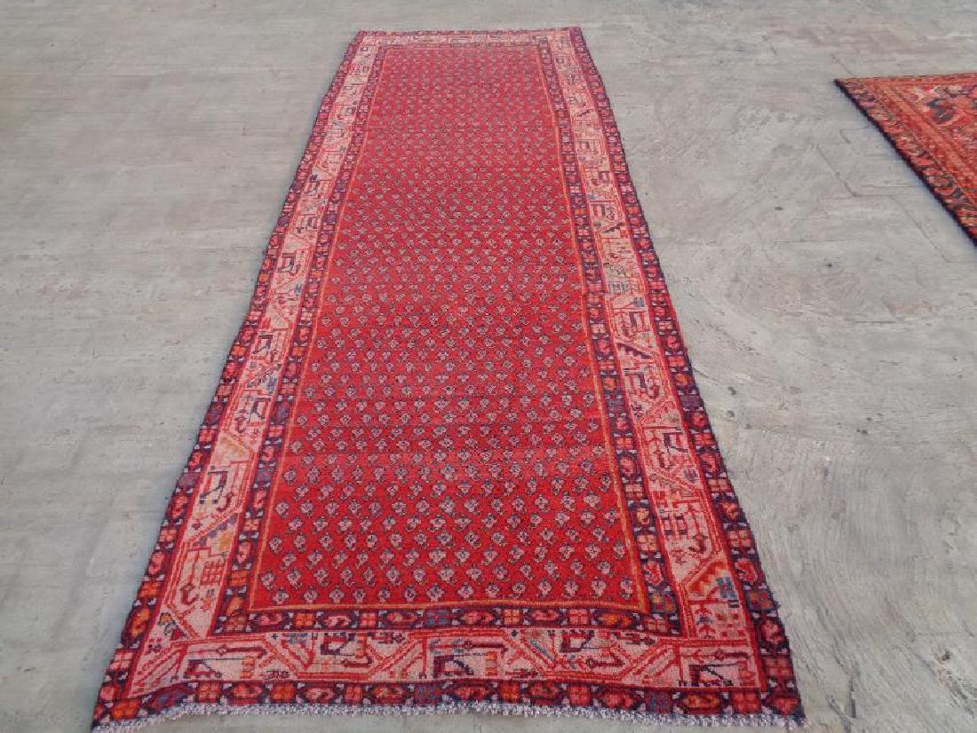 Semi Antique Wool Persian Sarouk Rug 9.9x3.6 (1 of 5)