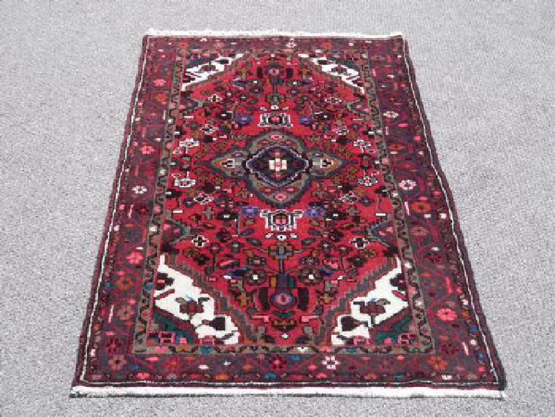 Hand Made Fine Persian Hamadan Rug 4.7 X 2.1 (1 of 5)