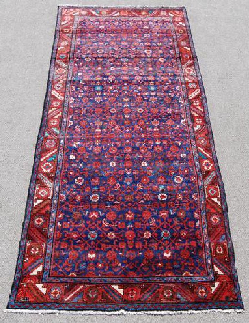 Handmade Semi Antique Persian Hamedan Runner 3.8 x10.11 (1 of 6)