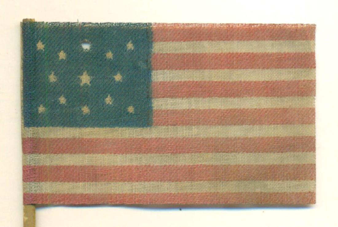 Vintage 13 Star Centennial U.S. American Parade Flag (1 of 1)