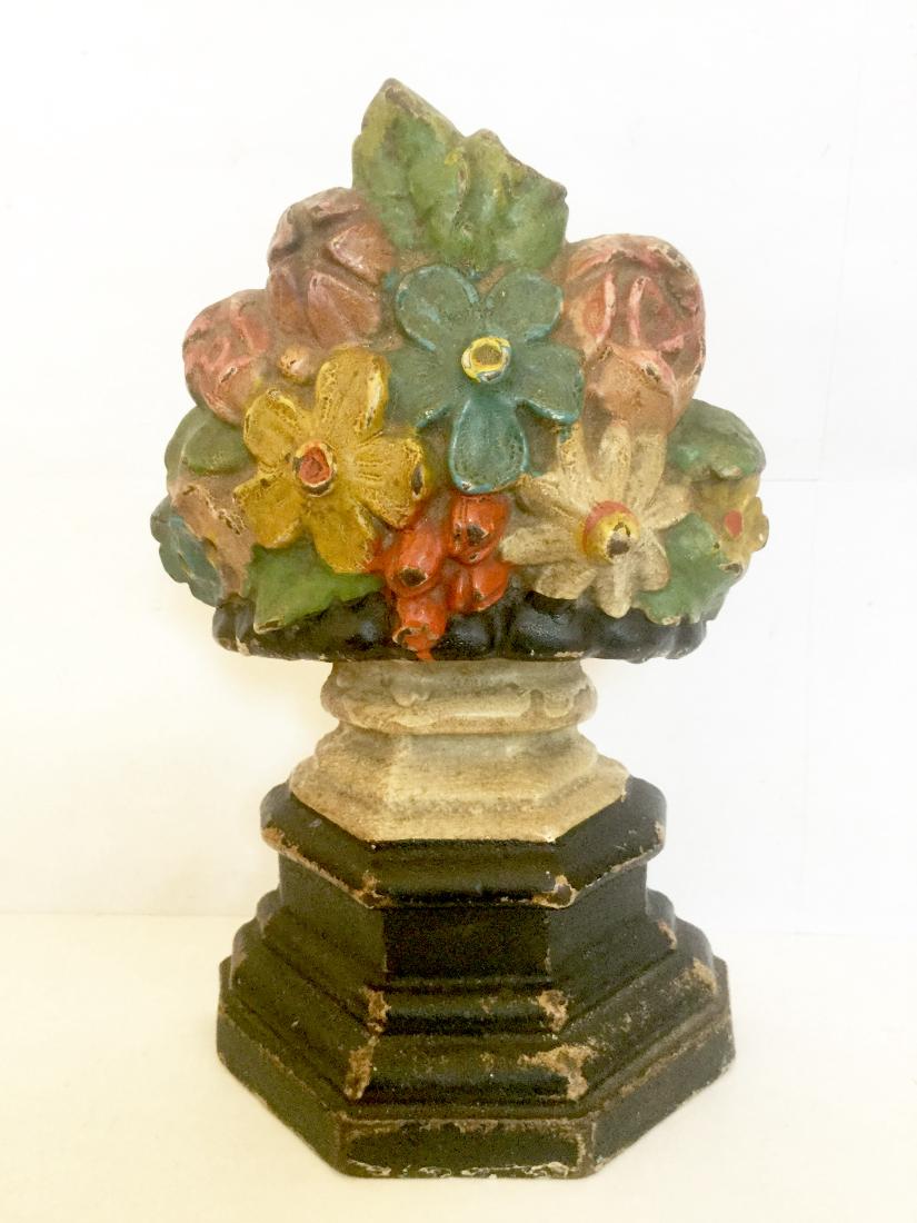 Cast Iron Floral Doorstop (1 of 3)
