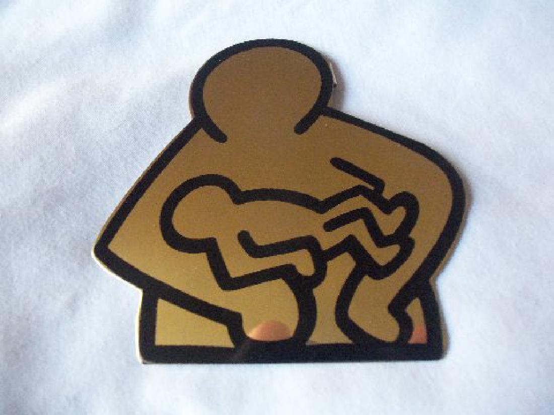 Keith Haring Pop Shop Mother & Child Decoration, Signed (1 of 3)