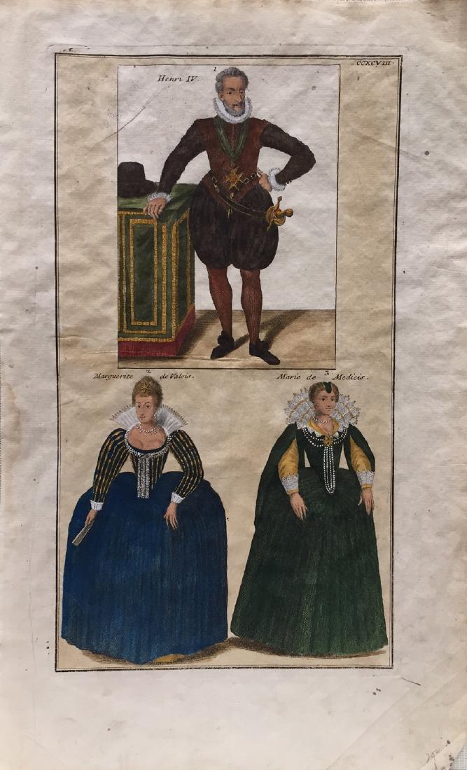 French Aristocracy Engraving, 1635 (1 of 1)