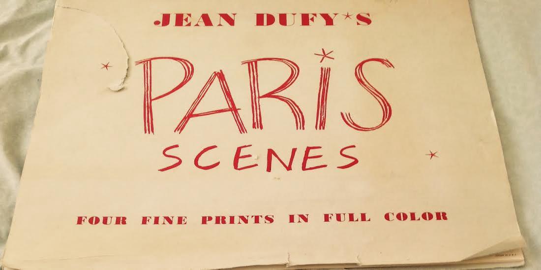 Jean Dufy's 4 Prints Portfolio Paris Scenes (1 of 10)