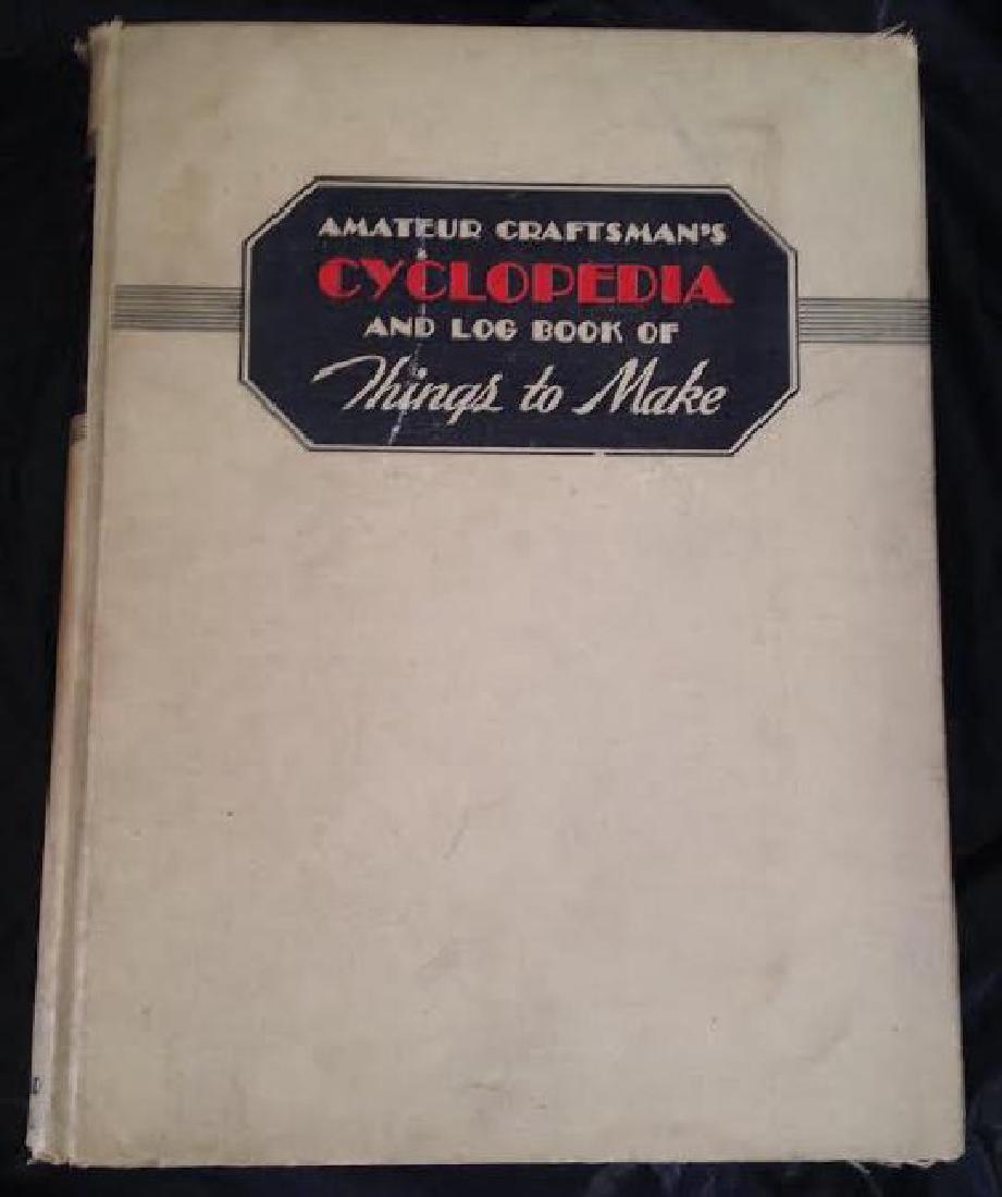 Craftsman Cyclopedia 1937: Amateur Craftsman Cyclopedia & Log book of Things to Make w/ Drawings & illustrations – 1937 Please note that this lot has a confidential reserve. When you leave a bid in advance of the auction, sub
