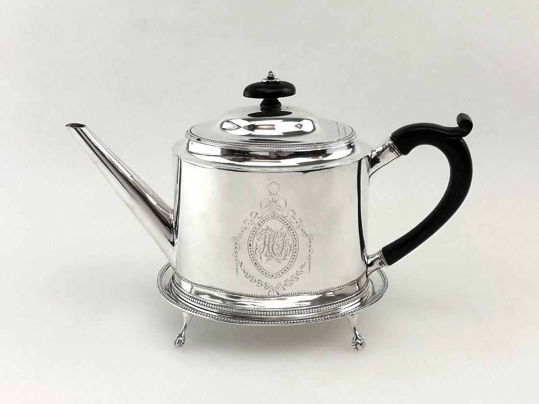 Antique Hester Bateman Georgian Silver Teapot, 1784 (1 of 8)