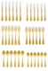 Set of 36 Rosenthal Meets Versace Medusa Gold Flatware - 2