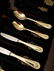 Set of 36 Rosenthal Meets Versace Medusa Gold Flatware - 4