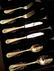Set of 36 Rosenthal Meets Versace Medusa Gold Flatware - 6