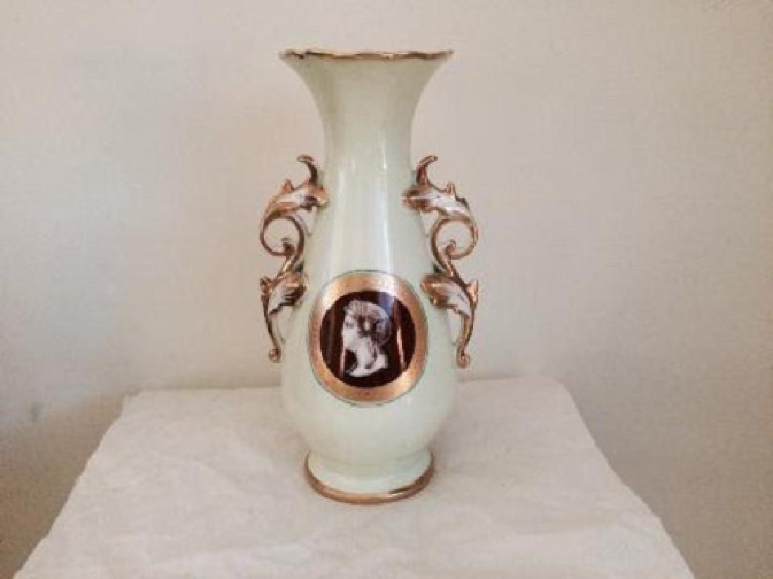 Vintage Decorated Limoges Style Hand Painted Vase (1 of 4)