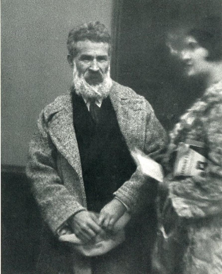 ANDRE KERTESZ - Brancusi, 1928 Paris: Artist: ANDRE KERTESZ Print Title: Brancusi, 1928 Paris Medium: Sheet-Fed Gravure Printed in 1972 by Braun - Mulhaus - France Image size (inches) approx. 6 x 7.5" Andre Kertesz, born Kertesz Andor, wa