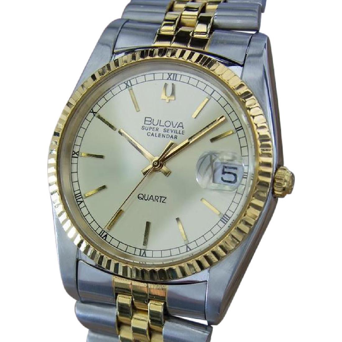 bulova super seville two tone