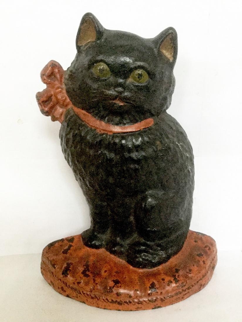 Black Cat Doorstop by Hubley (1 of 3)