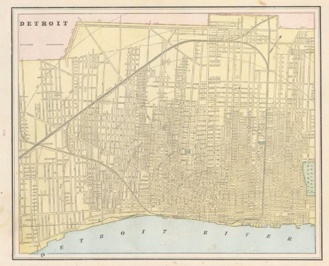 Cram: Map of Detroit, 1889 (1 of 1)