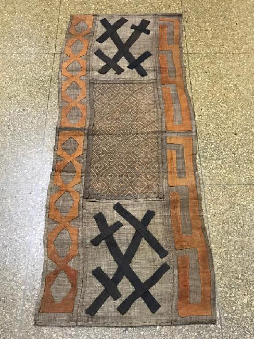 African Art Kuba Raffia Cloth from D.R. of Congo (1 of 5)