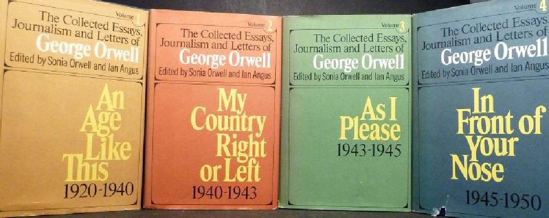 Collected Essays Journalism & Letters G. Orwell 4 Vols (1 of 5)