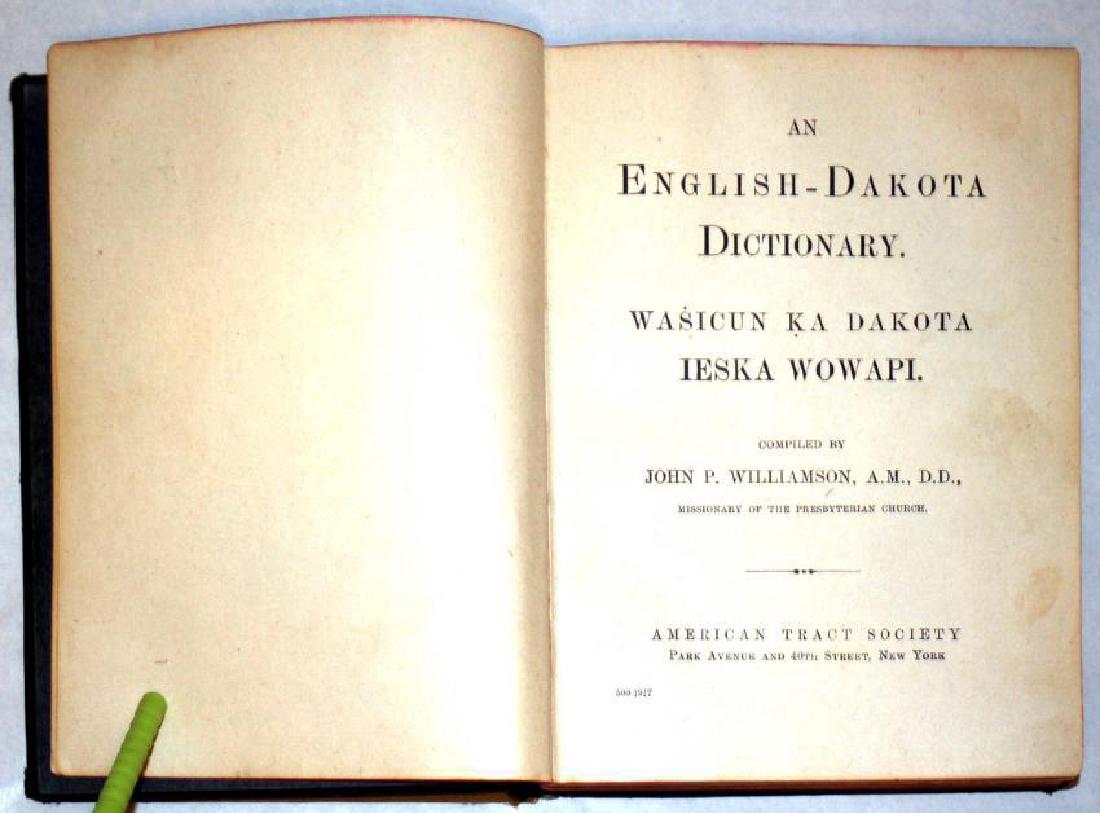 John P. Williamson An English-Dakota Dictionary 1902 (1 of 6)