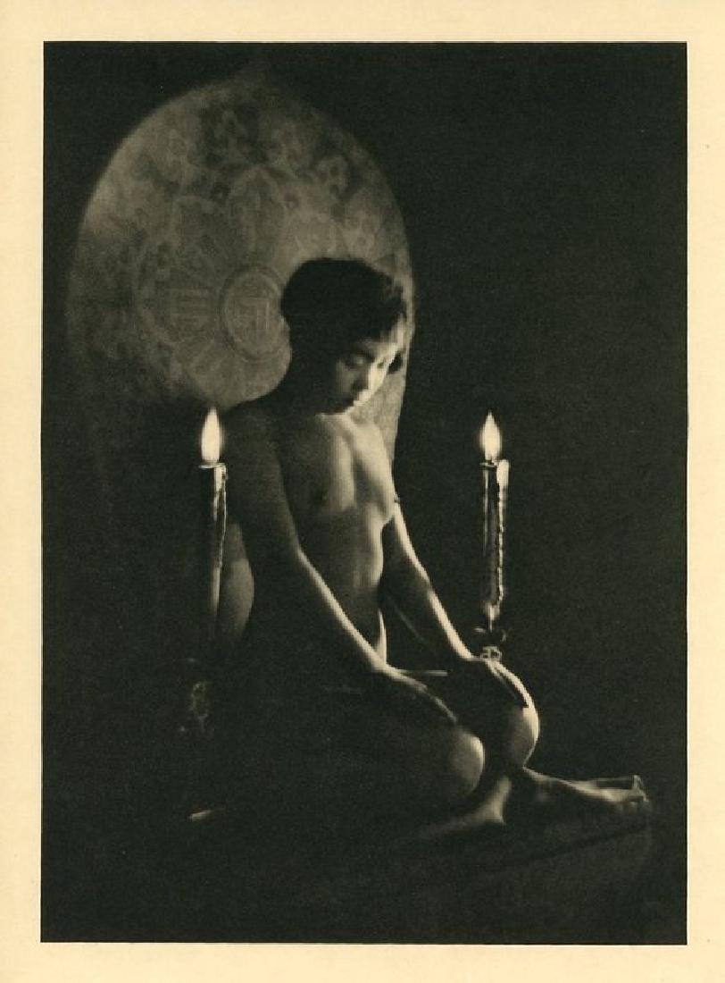 H.V. PERCKHAMMER - Edle Nacktheit in China: Artist: H.V. PERCKHAMMER Print Title: Edle Nacktheit in China Medium: Vintage PhotoGravure Printed UK in 1905 Image Size: 5.5" X 8" Heinz (Heinrich Josef Anton Alois) von Perckhammer (1895 - 1965) was