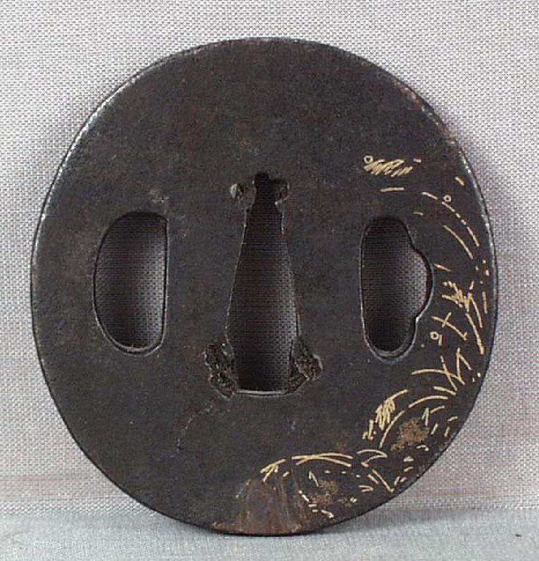 Japanese Sword Tsuba Grasses, 18th-19th C (1 of 3)