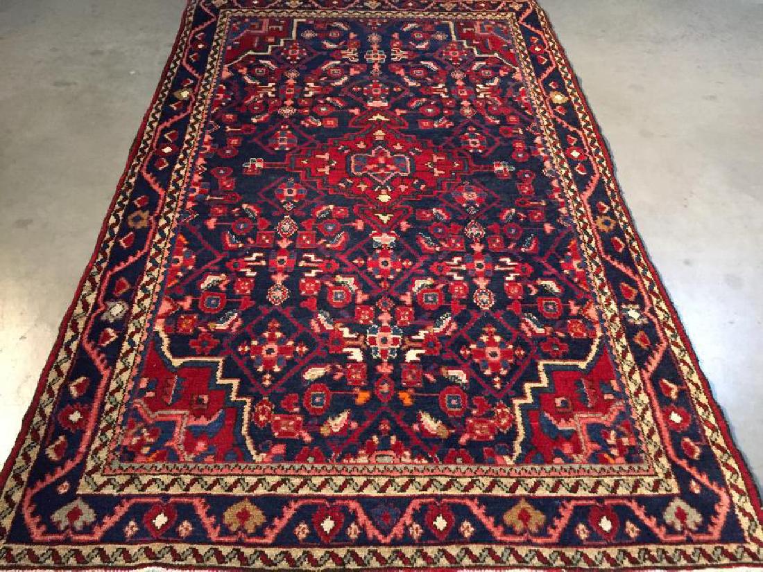 Hand Knotted Wool Persian Hamedan Rug 4.6x7.2 (1 of 7)