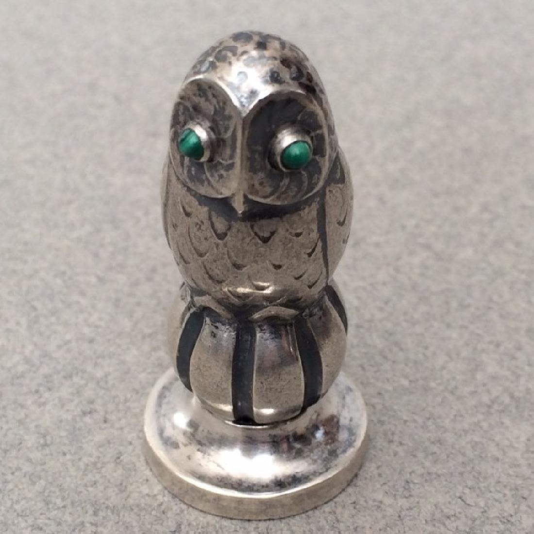 Georg Jensen Super Rare Sterling Silver Owl Wax Seal (1 of 4)