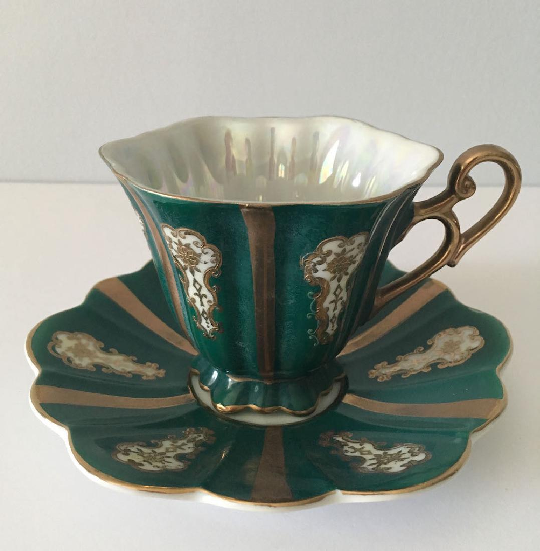 Hand Painted Vintage Cup And Saucer Set (1 of 3)