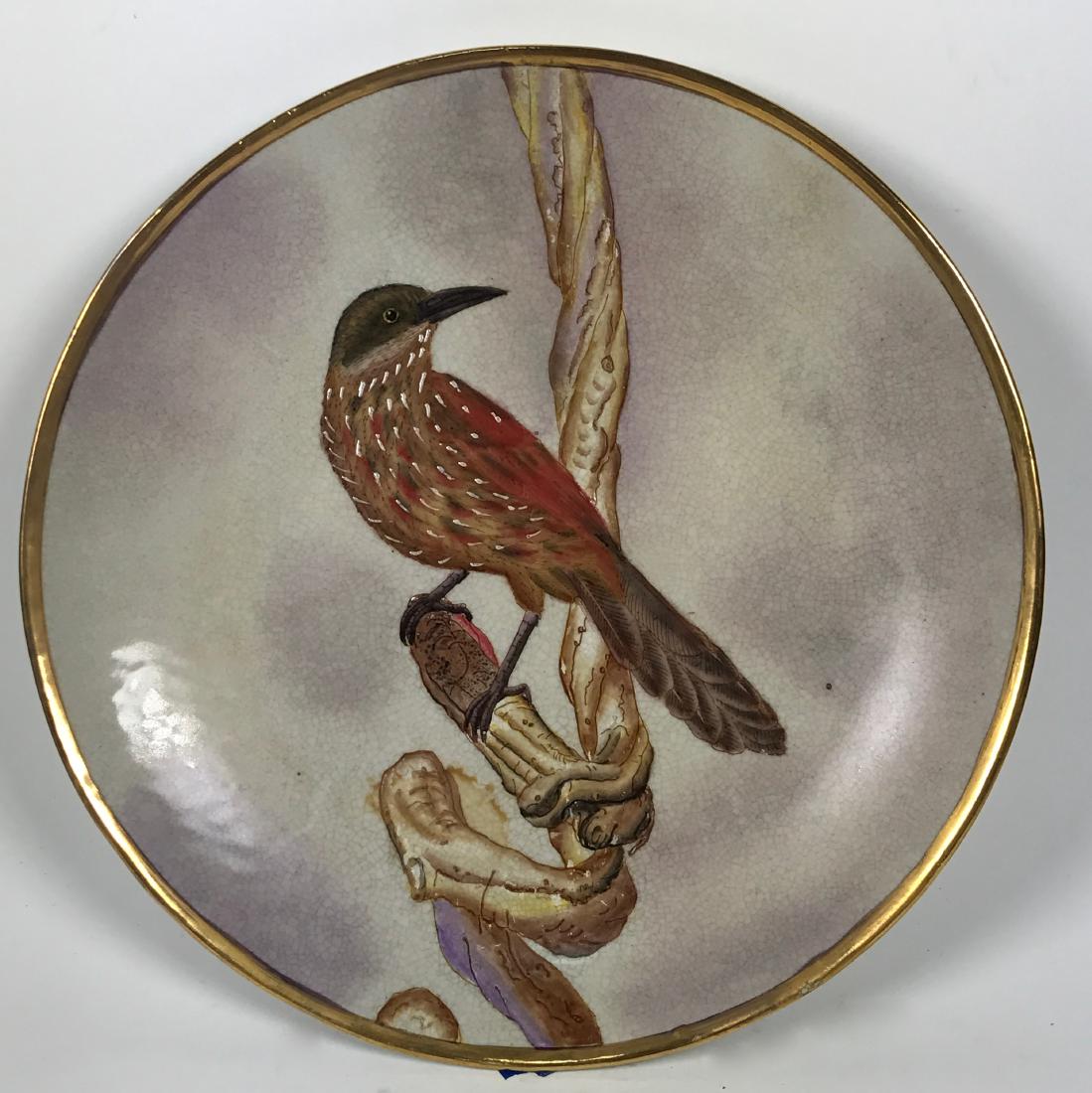 European Porcelain Bird Plate (1 of 5)