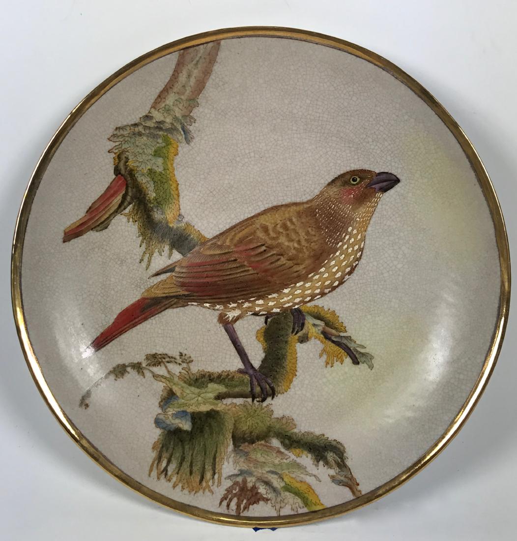 European Porcelain Bird Plate (1 of 5)