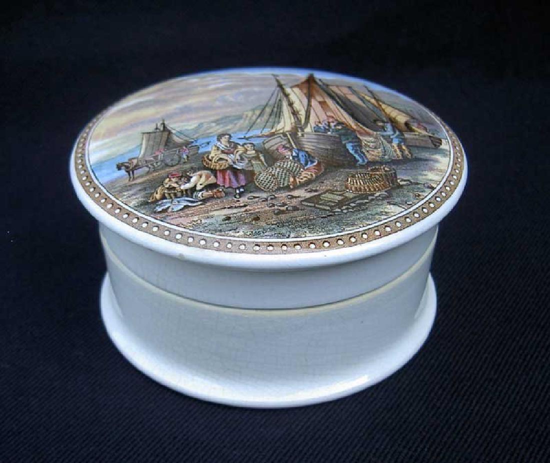 Prattware Pot And Lid (1 of 5)