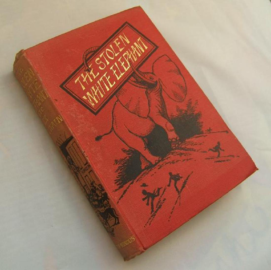 The Stolen White Elephant by Mark Twain 1882 1 Edition: The Stolen White Elephant by Mark Twain {Samuel L. Clemens] 1882 True First Edition. London: Chatto & Windus, 1882. First Edition, First Issue (on all counts as per both Johnson and BAL). A NEAR FINE 