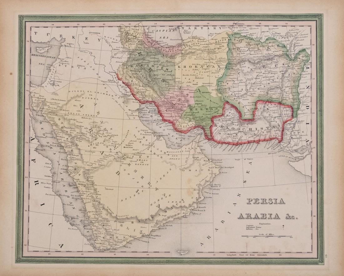 Tanner: Map of Persia and Arabia, 1836 (1 of 1)