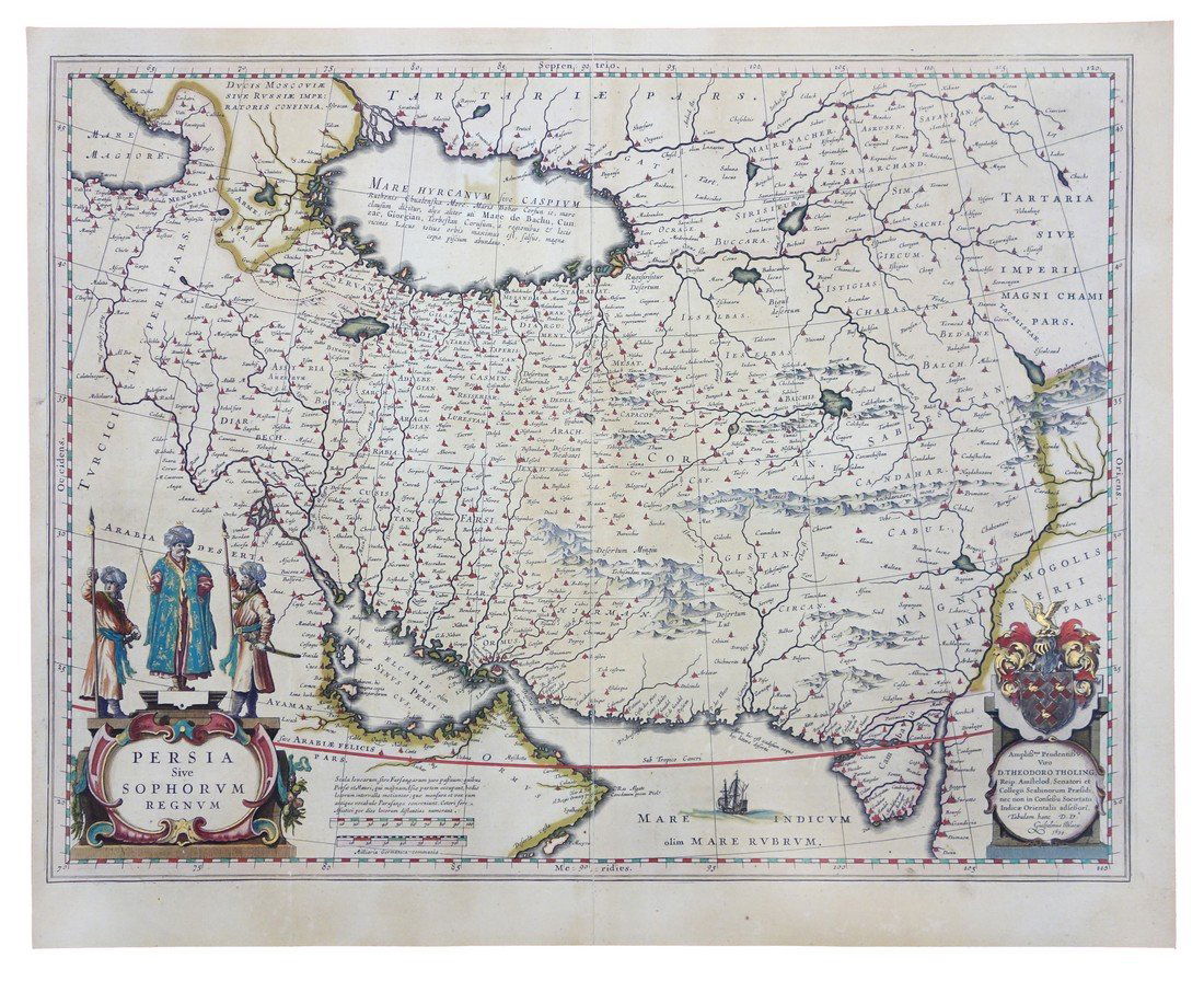 Map of Persia Sive Sophorvm Regnvm, 1634 (1 of 1)