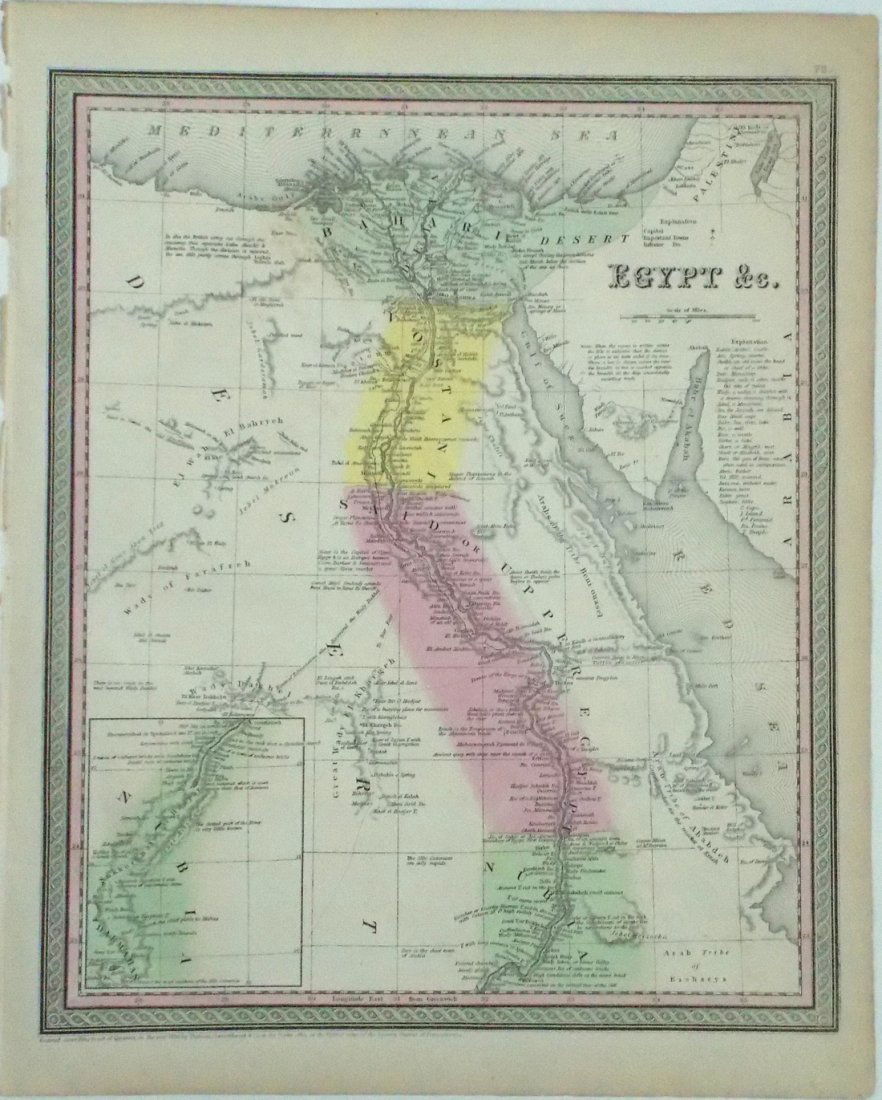 Cowperthwait: Map of Egypt, 1850 (1 of 4)