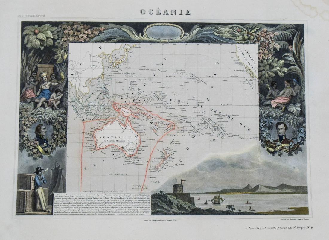 Levasseur: Map of Oceania, 1850 (1 of 1)