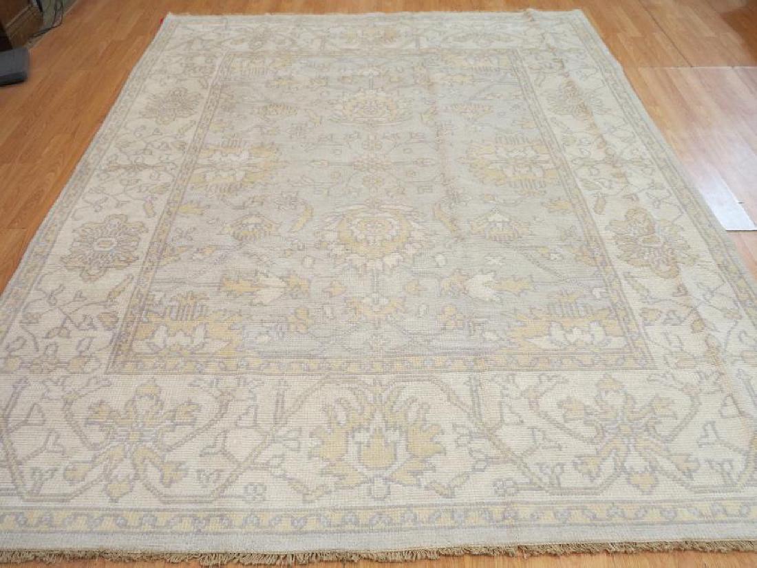 Antique Look Oushak Wool Area Rug 8x10 (1 of 7)
