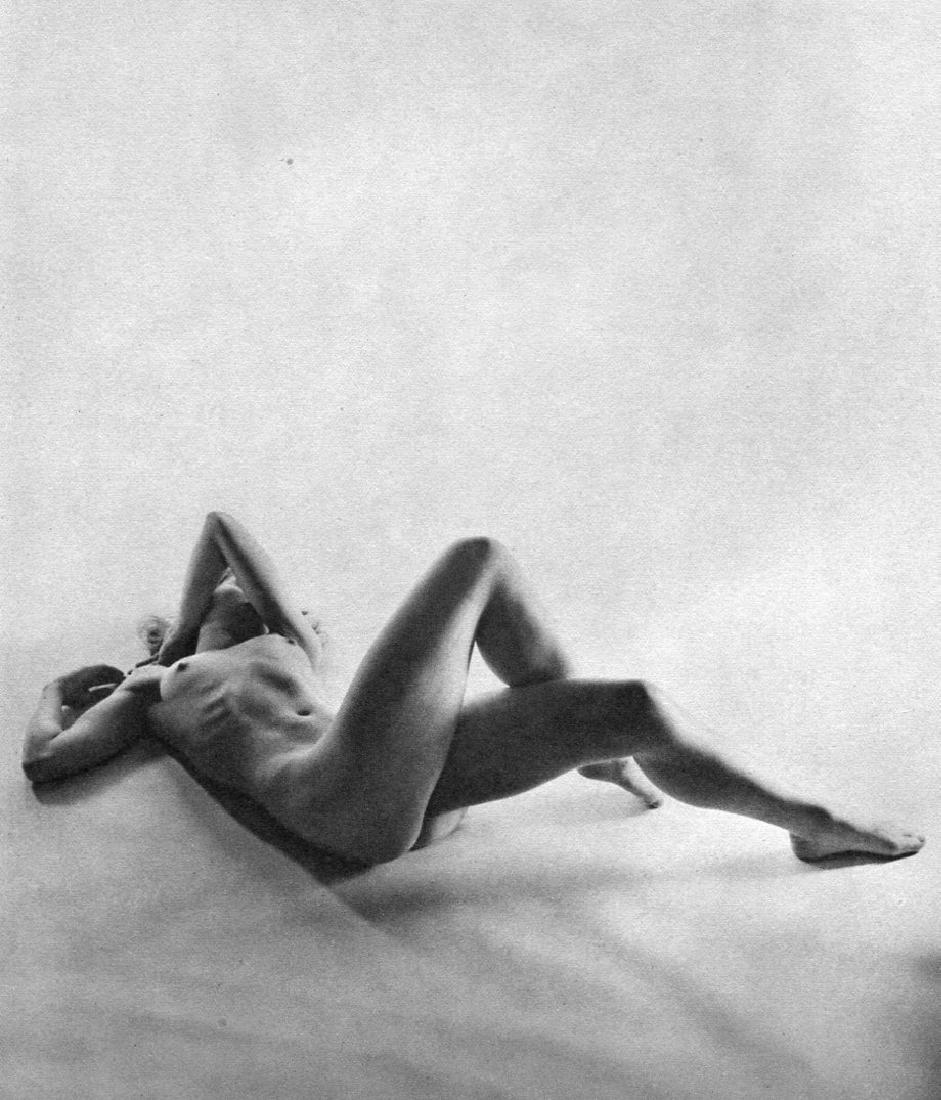 PHILIPPE HALSMAN - Figure Study: Artist: PHILIPPE HALSMAN Print Title: Figure Study Medium: Sheet-fed Gravure Printed in 1951 Printer unknown Image size approx. 6 x 7" Philippe Halsman was an American portrait photographer. He was bo