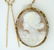Victorian 14K Gold Shell Cameo Pendant Brooch, 1919