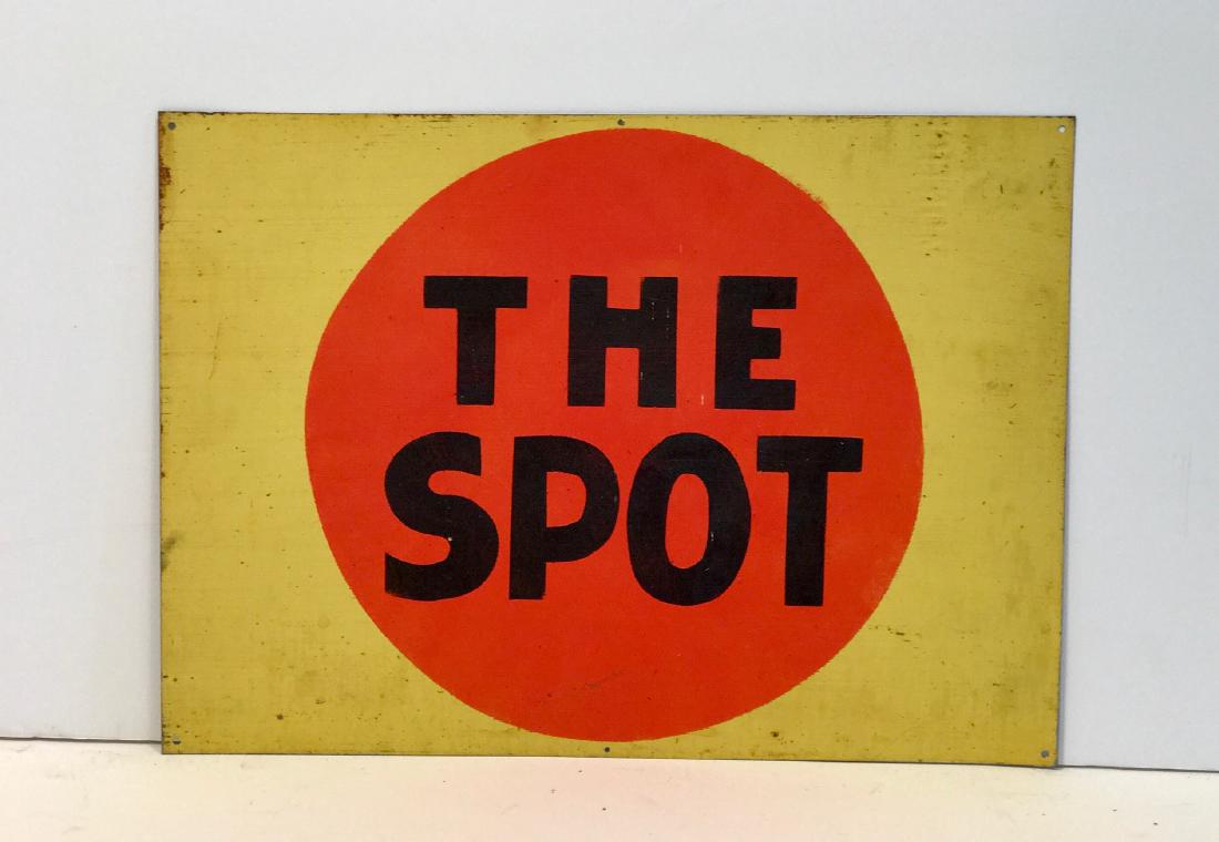 The Spot Sign: Graphic Vermont metal sign (1 of 2)