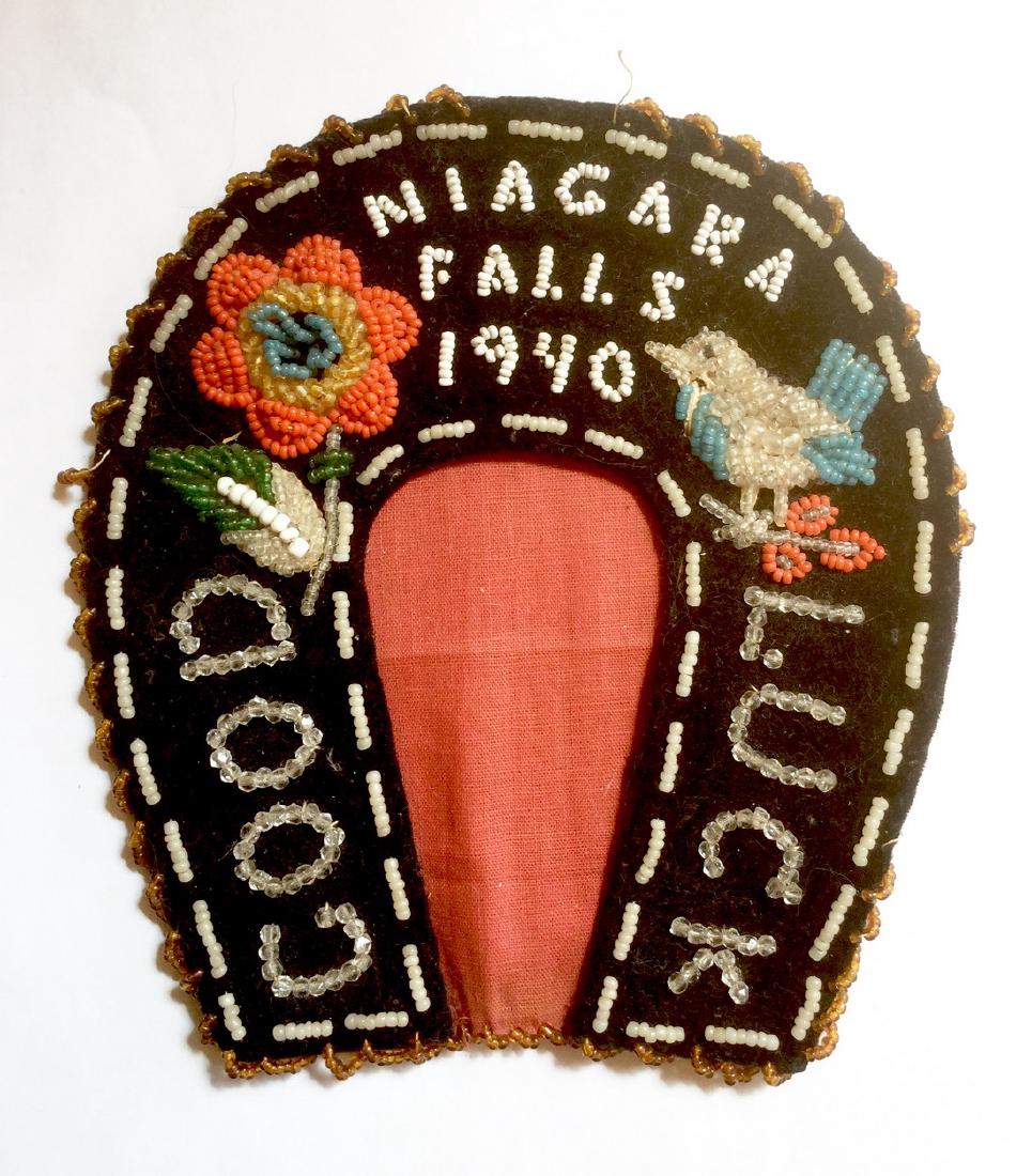 "Niagara Falls" 1940 Beaded Picture Frame (1 of 2)