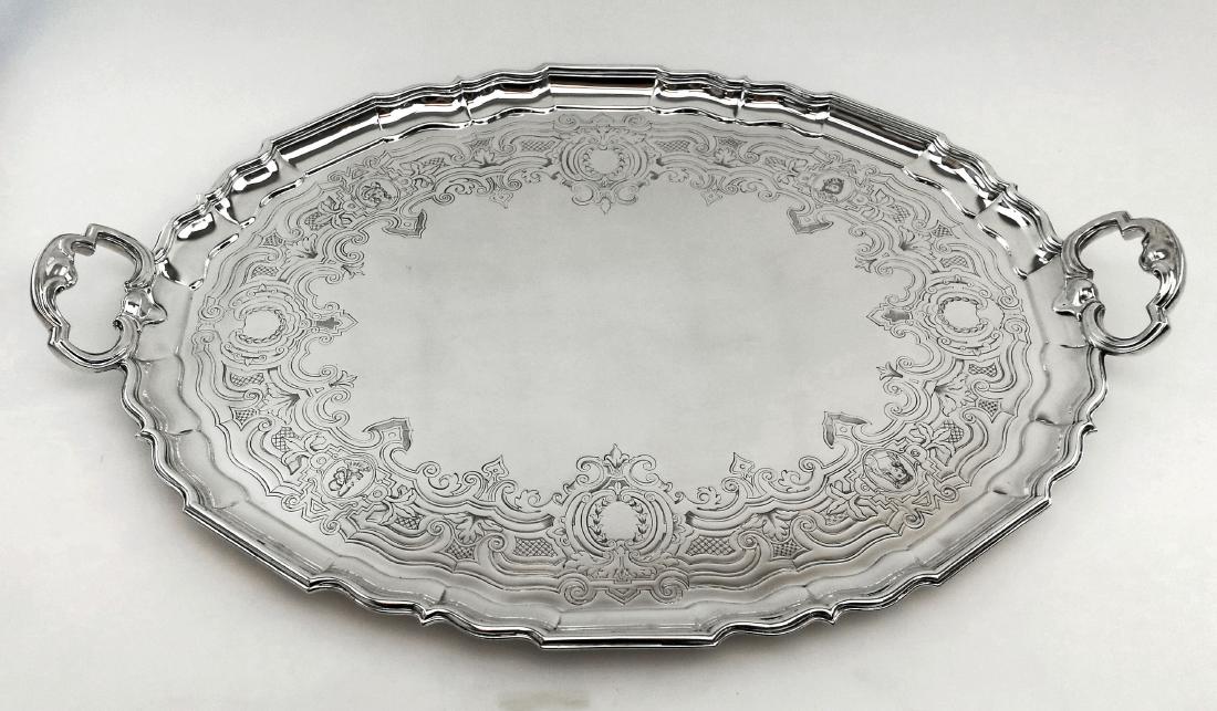 Victorian Robert Garrard Sterling Silver Tray, 1845 (1 of 6)