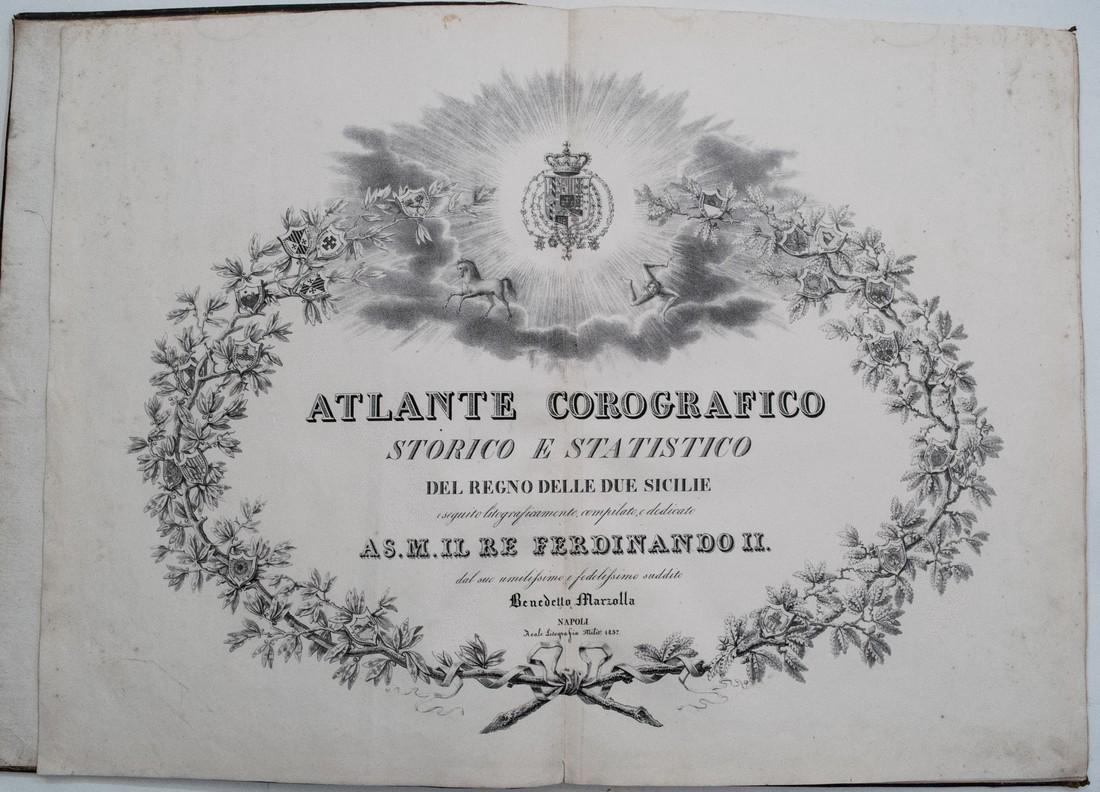Marzolla Atlas Map of the Two Sicilies, 1832 (1 of 4)