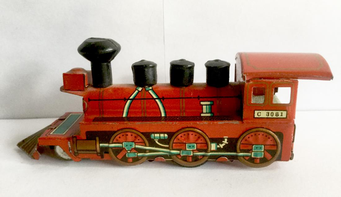 Tin Friction Toy Train Engine (1 of 3)