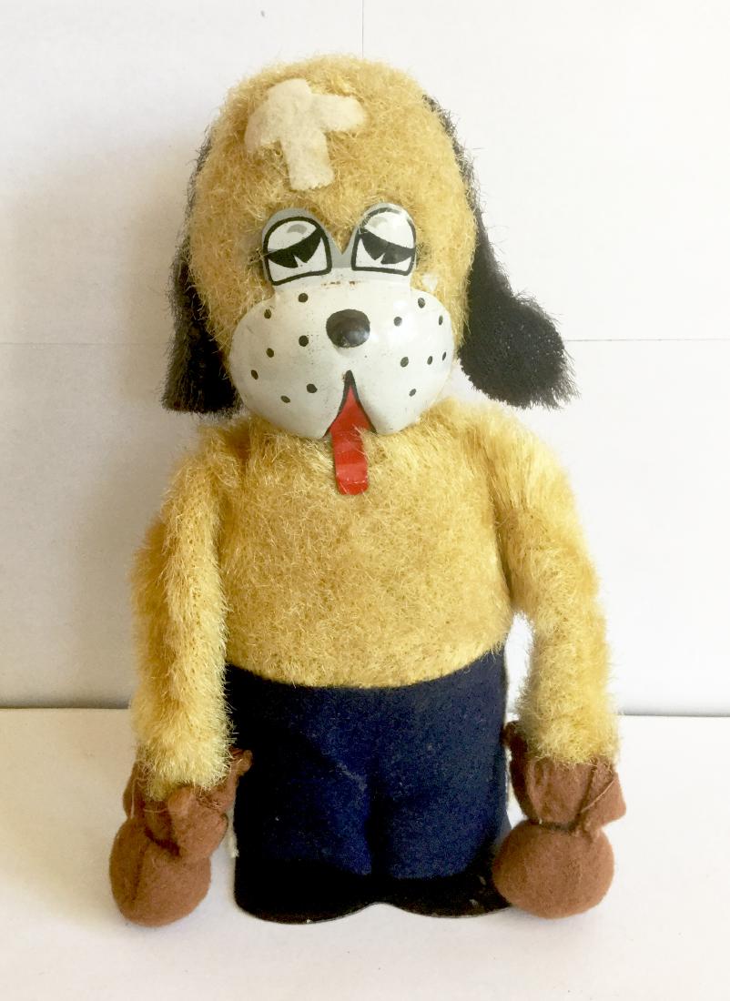 "Boxing" Dog Wind Up Toy (1 of 3)