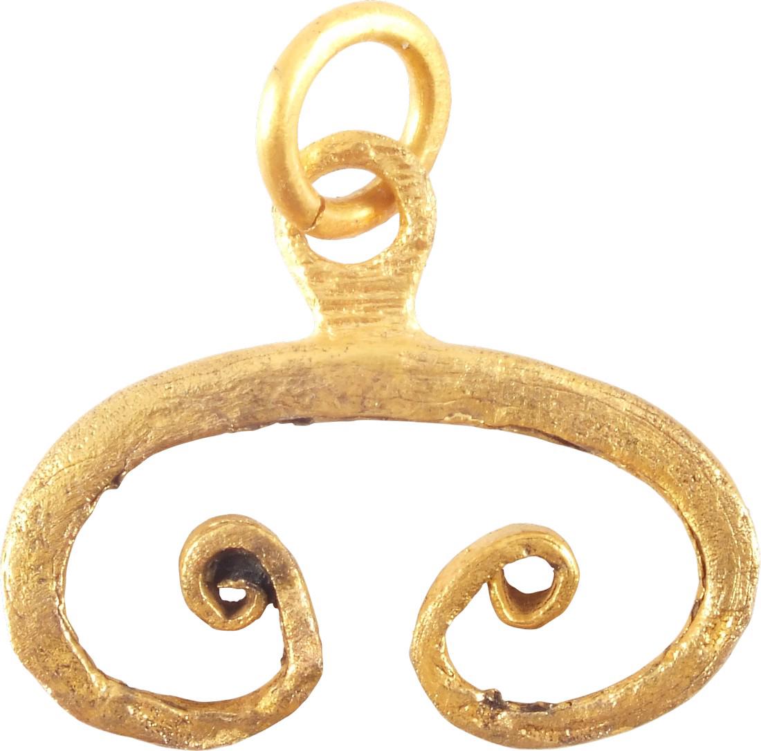 Ancient Viking Lunar Pendant  C.900-1000 AD (1 of 2)