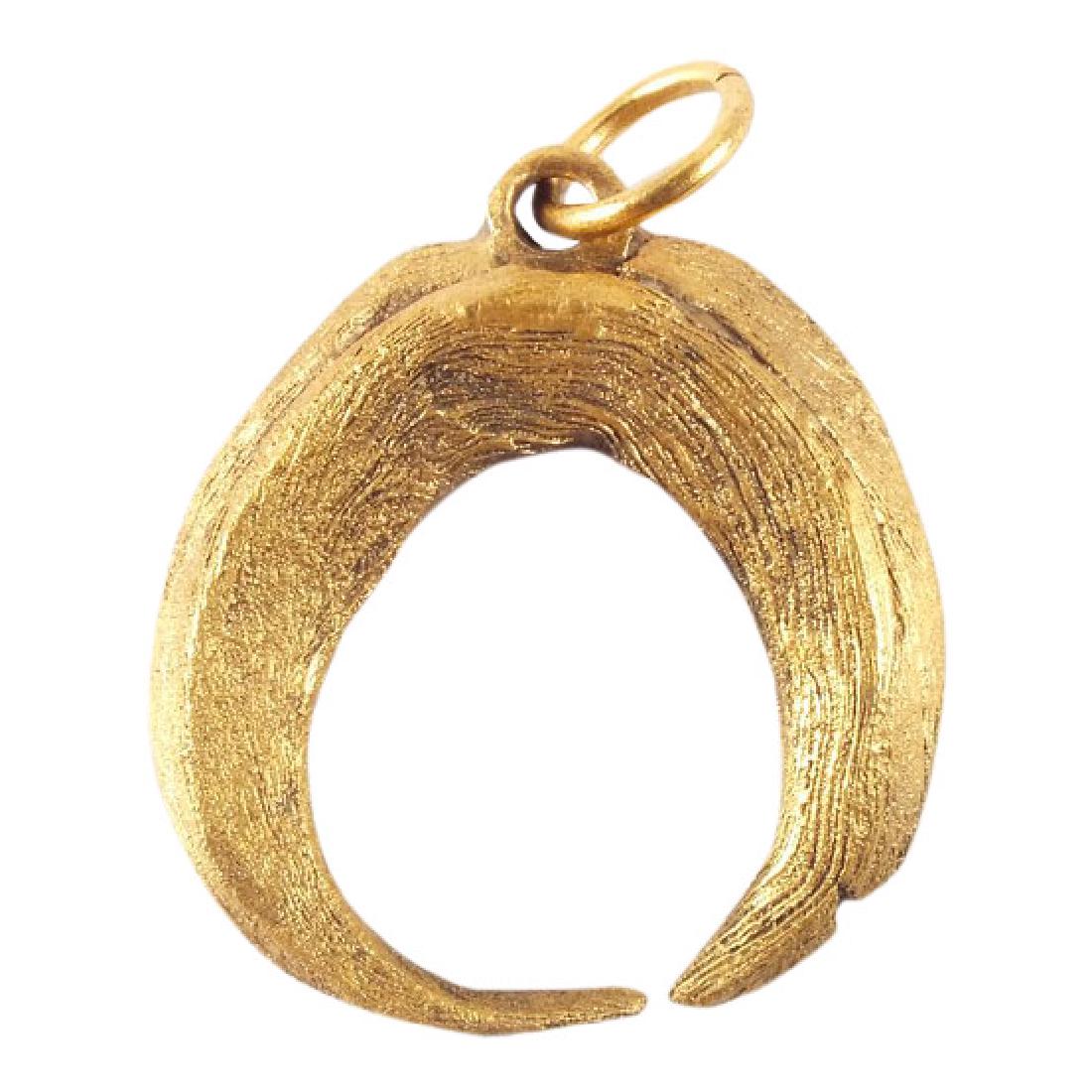 Ancient Viking Lunar Pendant   C.900-1000 AD (1 of 2)