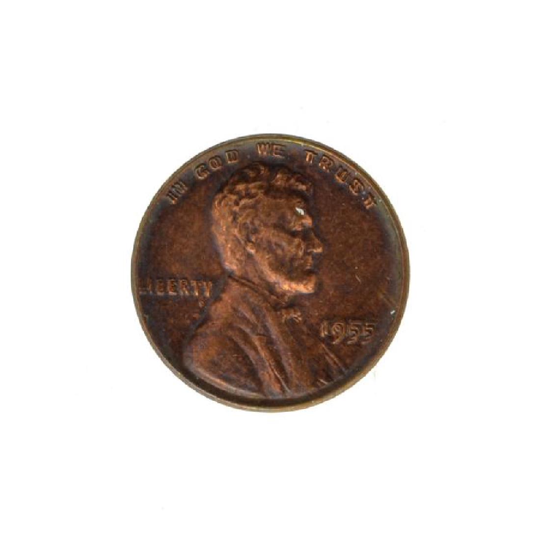 1955 Double Die Lincoln Cent Coin (1 of 2)