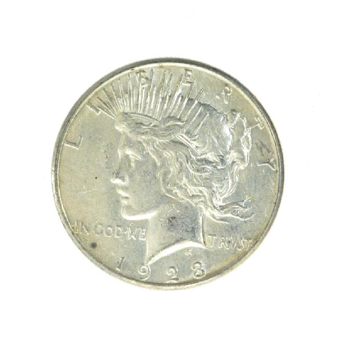 1923 Peace Silver Dollar Coin (1 of 2)